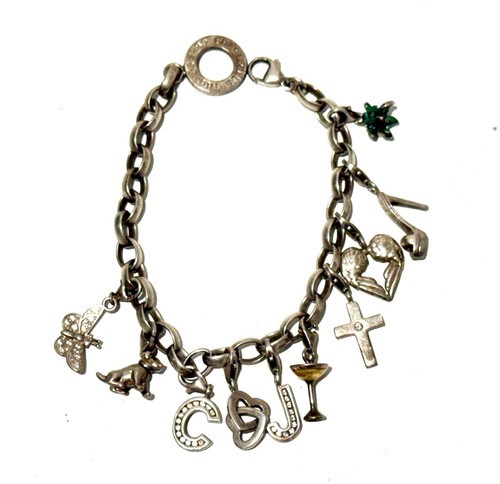 Silver charm bracelet thomas - charm,